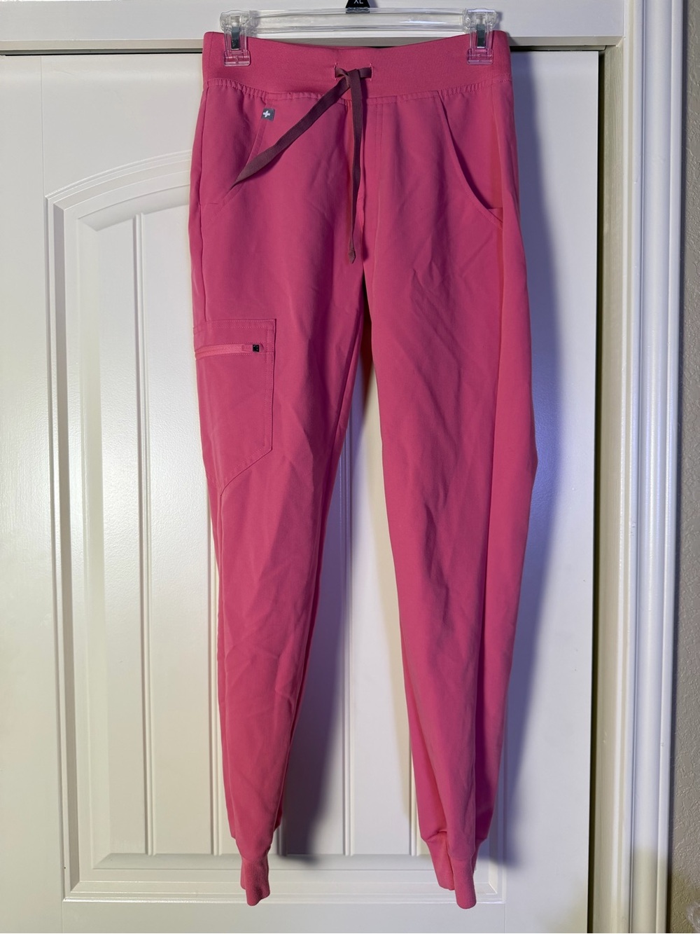 Figs women XXS pink jogger scrub pants Zamora style